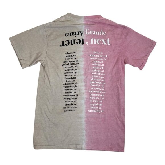 Ariana Grande Sweetener Thank You Next Concert Tour T-Shirt Size Small Tie Due - Picture 3 of 8